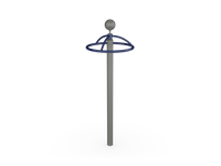 UltraPlay Mini Cyclone kid-powered playground spinner front view