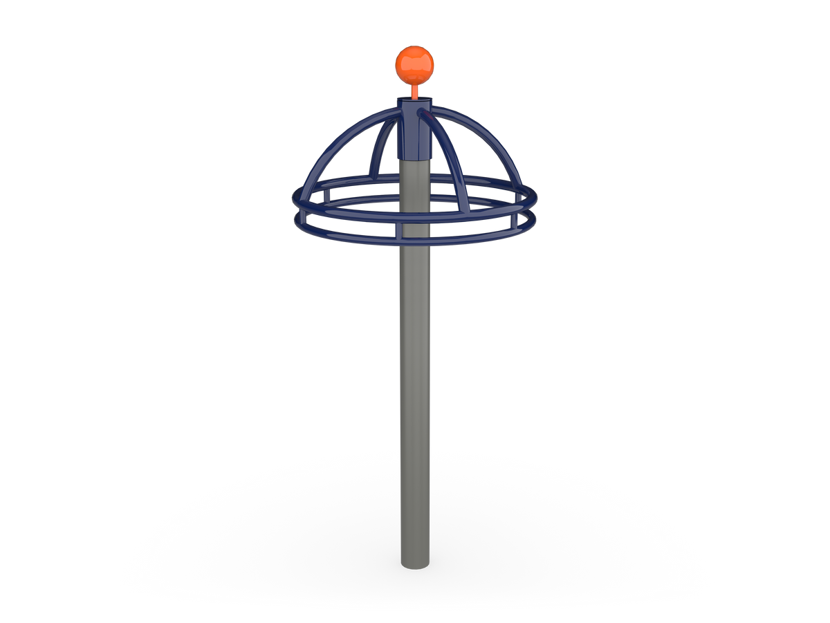 UltraPlay Cyclone freestanding playground spinner - full product view