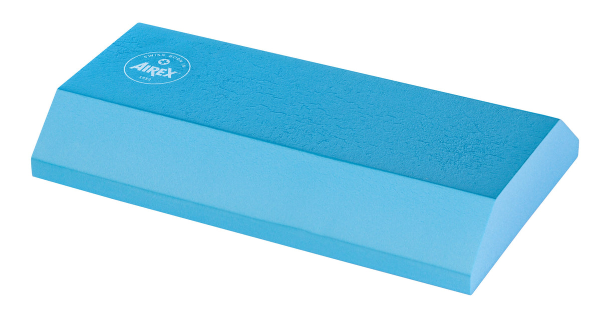 Airex Balance Beam Mini in blue - angled view
