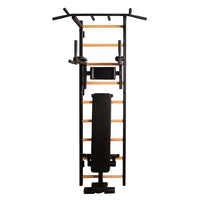 BenchK 723 Gymnastic Ladder with Workout Bench for Home Gym or Fitness Room