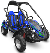 TrailMaster Blazer 200R Mid-Size Go Kart - front three-quarter view