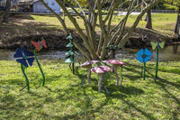 Freenotes Botanical Garden Ensemble installed outdoors at Carrolton park