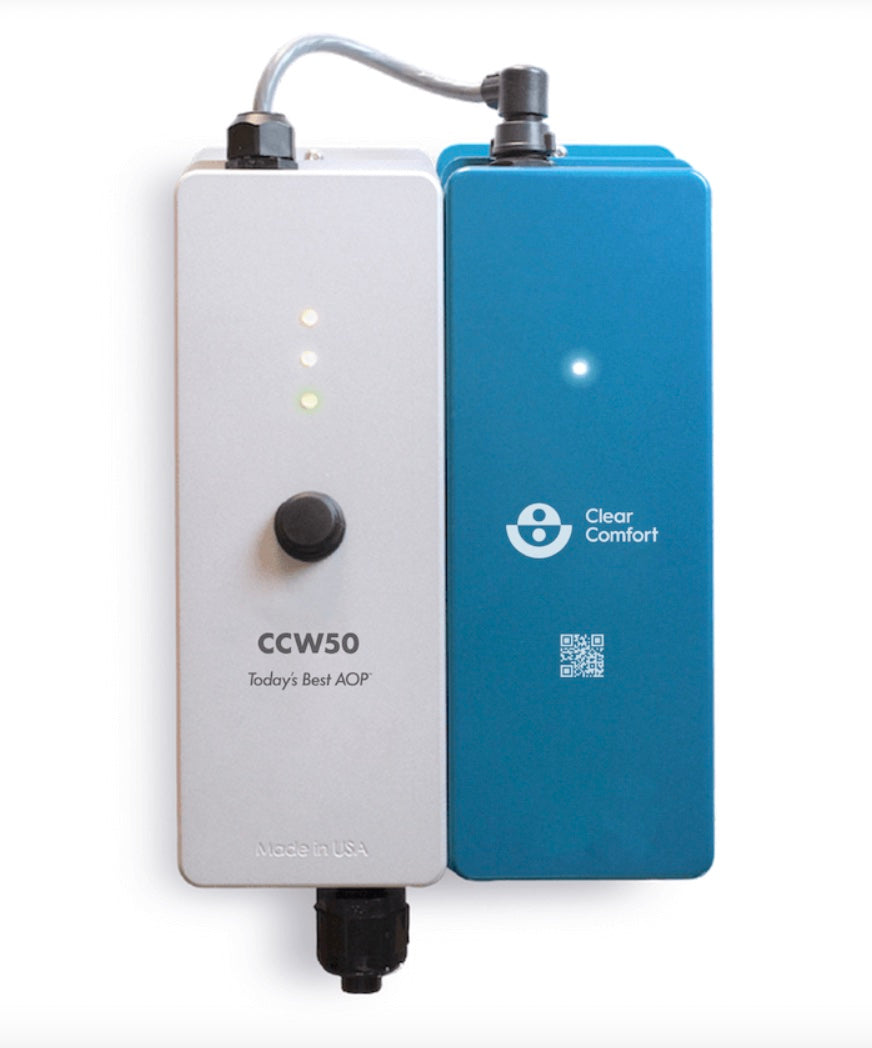 Clear Comfort CCW50 AOP Advanced Oxidation Pool System with Manifold Installation Kit