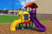 Playground Boss Imagine Three toddler playground front view - ages 2 to 5