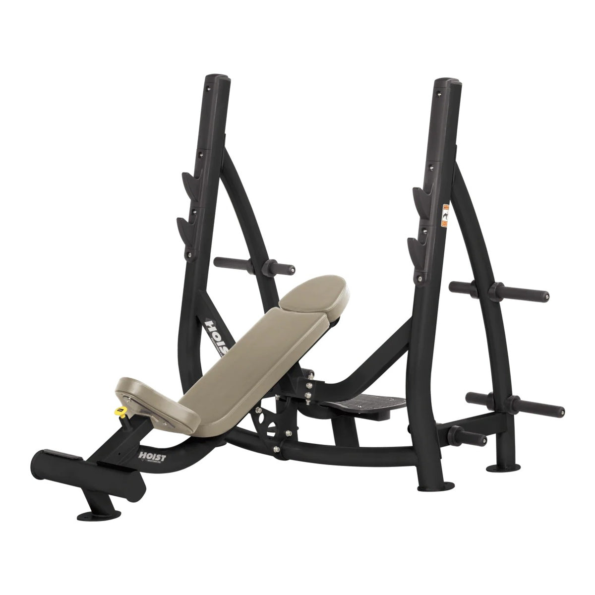 HOIST Fitness CF-3172-A Commercial Olympic Incline Bench with Storage