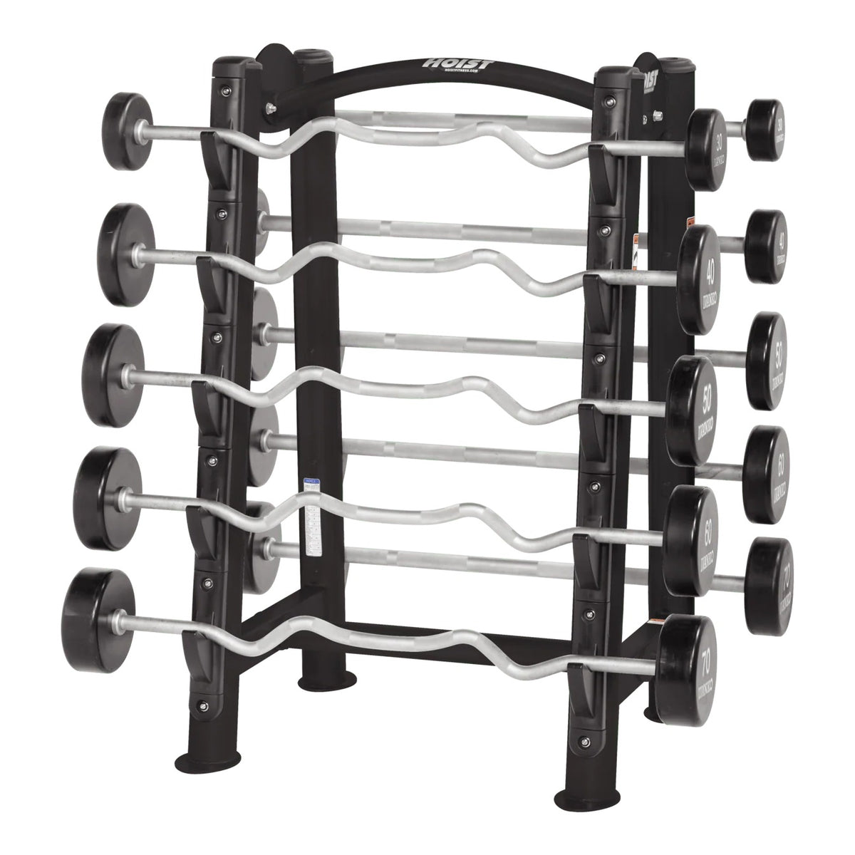 HOIST CF-3465 Commercial Barbell Rack - 10 Bar Storage