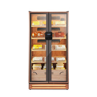 Afidano CH-420A Double-Door 3000 Cigar Humidor - Front View Full