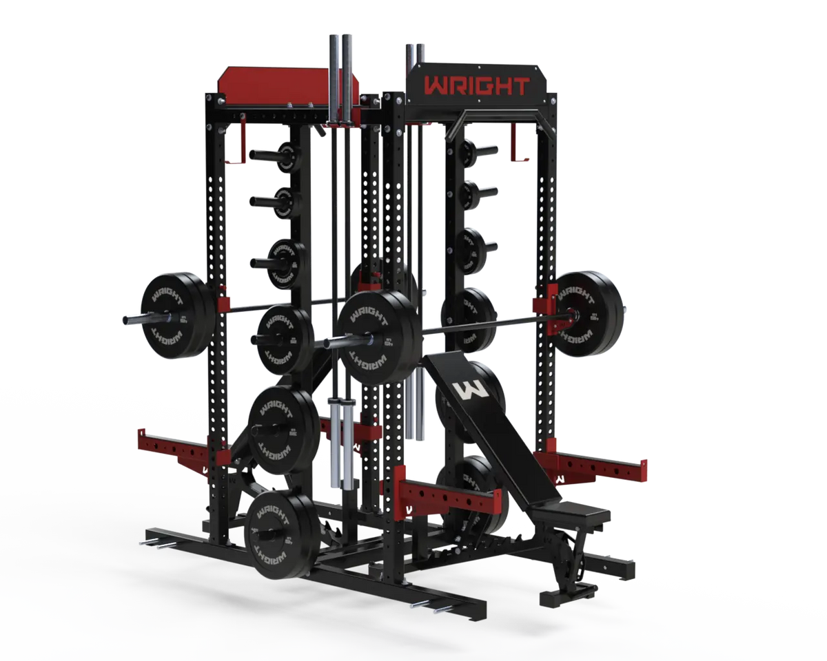 Wright CX-200 Double Half Rack - full view of assembled rack
