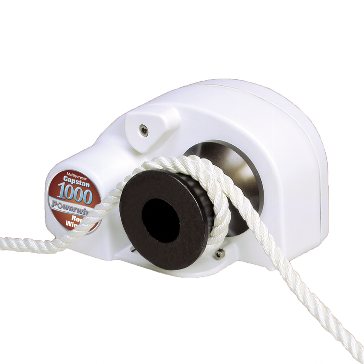 Powerwinch Capstan 1000 Electric Winch - 1,000 lb pulling power with powder-coated aluminum housing
