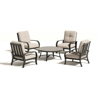 Chamber Patio 4 Seat Conversation Sets With Sunbrella® Cushions