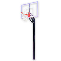 Champ™ Adjustable In-Ground Basketball Hoop by First Team