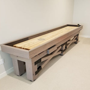 Rustic Shuffleboard Table by Champion Shuffleboards