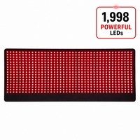 Large Red Light Therapy Pad – 27" x 11" with 1,998 LEDs for Pain Relief & Recovery