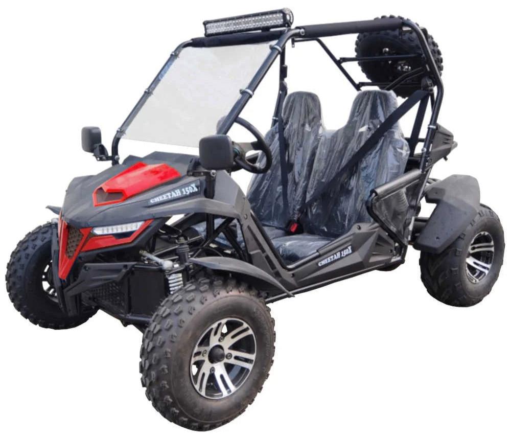 TrailMaster Cheetah 200EX EFI Go Kart with CVT Automatic Transmission, Alloy Wheels and Windshield - hero shot