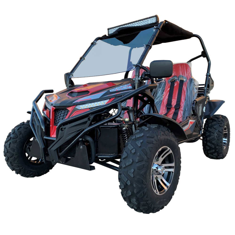 TrailMaster Cheetah 300EX EFI Deluxe UTV Go Kart front three-quarter view