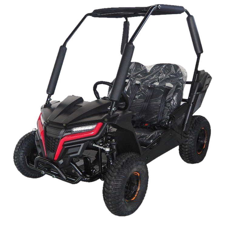 TrailMaster Cheetah i6 Electric Kids Go Kart front three-quarter view