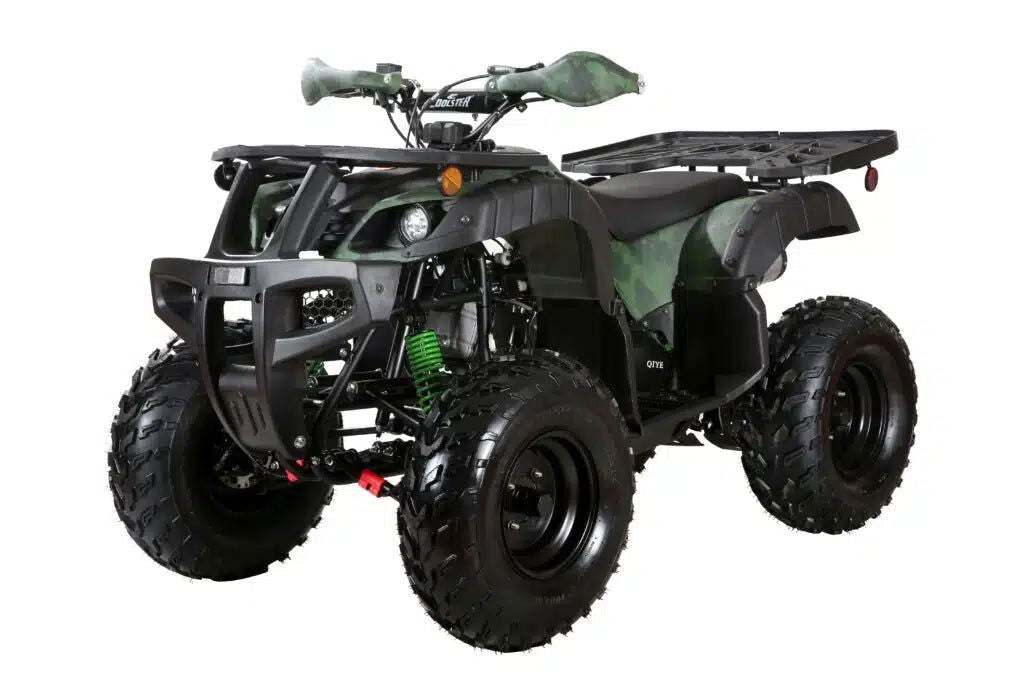 Coolster 3200U 200cc Utility ATV in Red - front three-quarter view