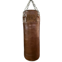 Cleto Reyes Cowhide Heavy Bag Vintage 1945 Special Edition - Brown Leather with Laser-Engraved Label