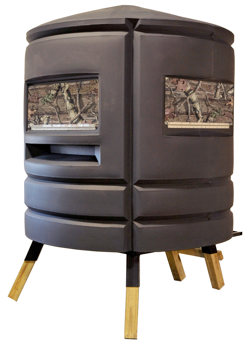 Sportsman's Condo Crossbow Condo Hunting Blind - Black finish, front view