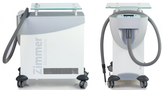 Zimmer Cryo 6 cryotherapy device front and side view