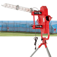 Heater Deuce 95 MPH Pitching Machine w/ Feeder & Xtender 48' Batting Cage