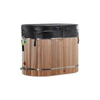 Dynamic Cold Therapy Oval Barrel Cold Plunge Tub (50-P) Pacific Cedar