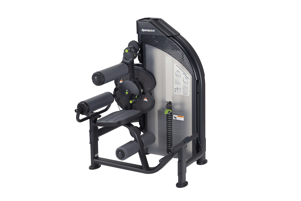SportsArt DF-306 Back Extension and Ab Crunch dual-function strength machine - full view