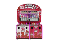 Dr Pepper Soda Slam Super Deluxe cabinet center view without can props