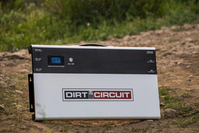 Dirt Circuit 100Ah LiFePO4 Heated Battery - angle view