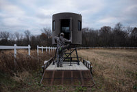 Banks Outdoors Stump 4 Phantom hunting blind exterior view in the field