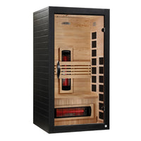 Dynamic Santorini 1-2 Person Full Spectrum Near Zero EMF FAR IR Sauna (DYN-6009-03 FS)