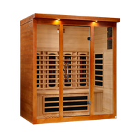 Dynamic Vila Grande 4 Person Full Spectrum Nero Zero EMF FAR IR Sauna (DYN-6415-03 FS)