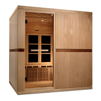 Golden Designs "Catalonia" 8 Person Near Zero EMF FAR IR Sauna (GDI-6880-02 Elite)