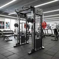 Muscle D Fitness Dual Adjustable Pulley Smith Combo – Full Body Trainer