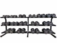 Peak Strength 5LB-75LB Hex Urethane Dumbbells (Rack Sold Separately)