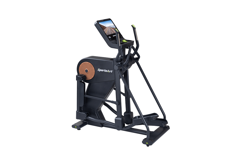 SportsArt E866 16-inch Front-Drive Elliptical with SENZA Touchscreen - Full View