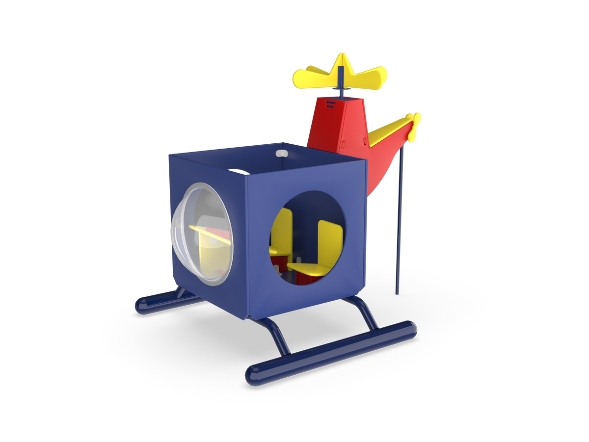 UltraPlay Helicopter freestanding kids playground structure - front view