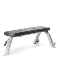 Freemotion EF201 Epic Free Weight Flat Bench - three-quarter view
