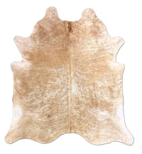 Beige Brindle Cowhide Rug