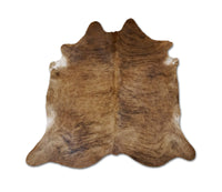 Brown & Black Brindle Cowhide Rug