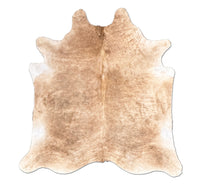 Brown Brindle Cowhide Rug - Shaggy