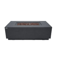 Elementi Andes concrete fire table product view 1