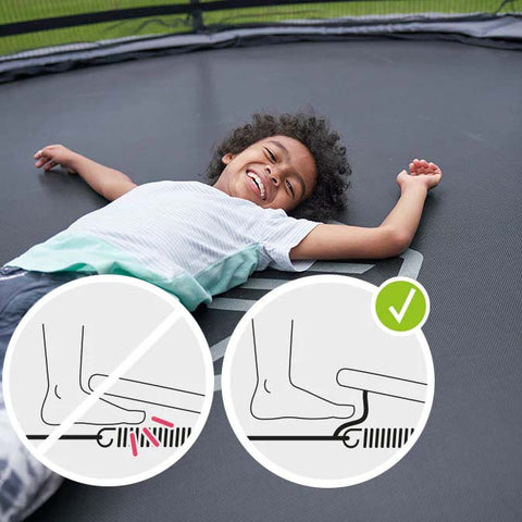 Explorer 15ft x 10ft Rectangle Above Ground Trampoline by North