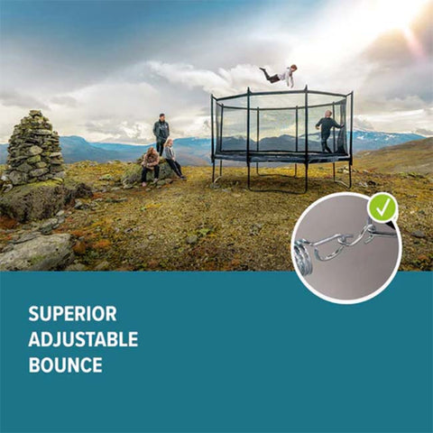 Image of Explorer 15ft x 10ft Rectangle Above Ground Trampoline by North
