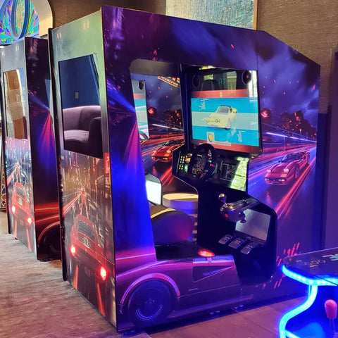 Image of Extreme Racing Arcade Machine by Creative Arcades | 200 Classic Racing Games | Wifi Compatible
