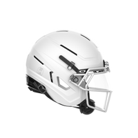 Schutt F7 Pro Football Helmet Matte White ROPO - Player Left View