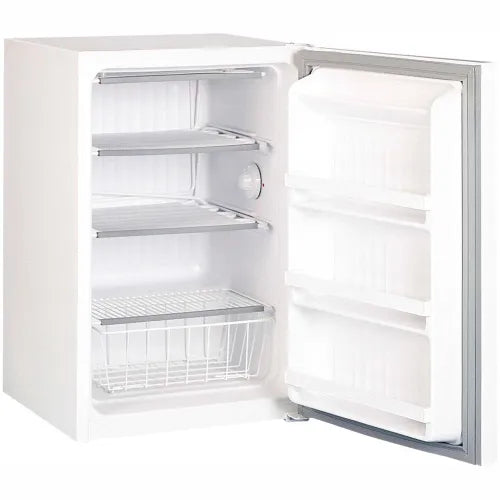 Relief Pak upright front-loading cold pack chilling unit, 27x22x39 inches, 4.3 cubic foot capacity