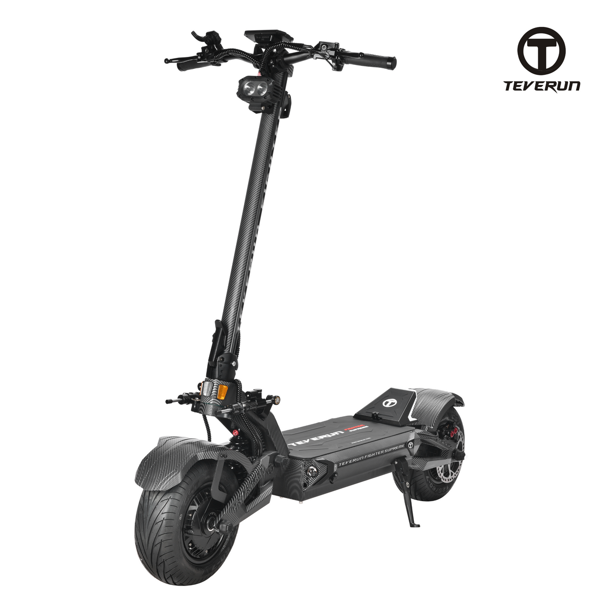Teverun Fighter Supreme 7260R electric scooter - front left angle view