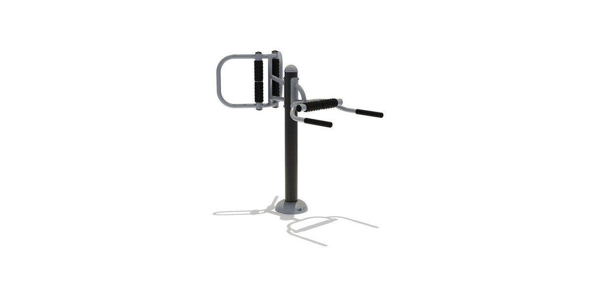 Playground Boss Double Back Massage outdoor fitness station for two users