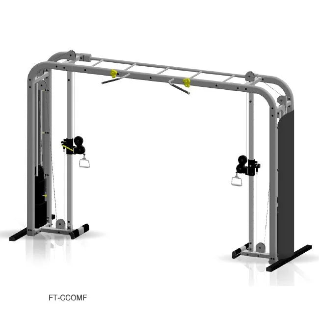 Inflight Fitness FT-CCOMF Cable Crossover with Multi-Functional 84-inch Crossbeam - Front View